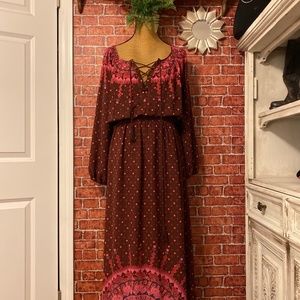 Beautiful BoHo maxi dress